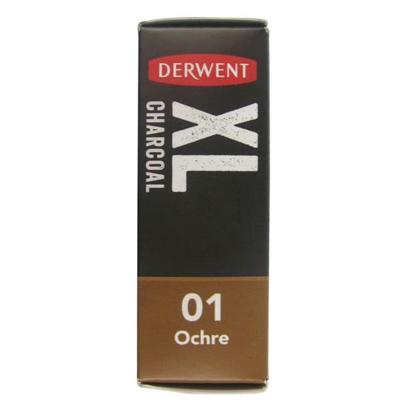 DERWENT - XL KOLGRÅ - block av vattenlöslig kol i ockra - 01