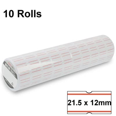 Prislapper 10 Ruller til Merkemaskin