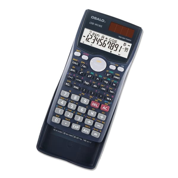 Monitoiminen oppilaslaskin LCD-näytöllä