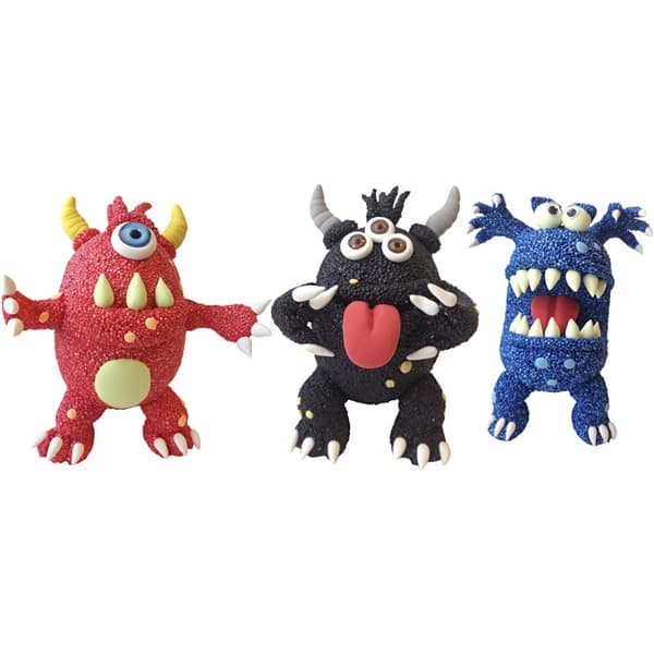 Funny Friends Kit - Coola Monster - För 18 personer - Silk Clay