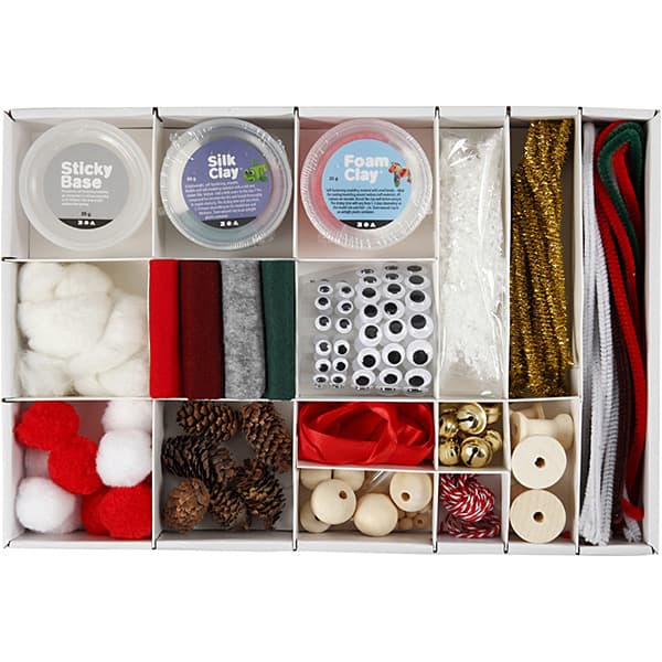 Pysselset - Stor Kreativ Box- Traditionell Jul