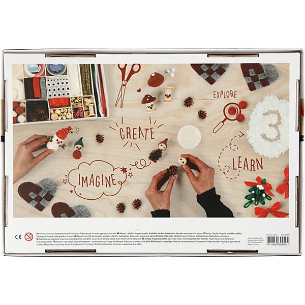 Pysselset - Stor Kreativ Box- Traditionell Jul