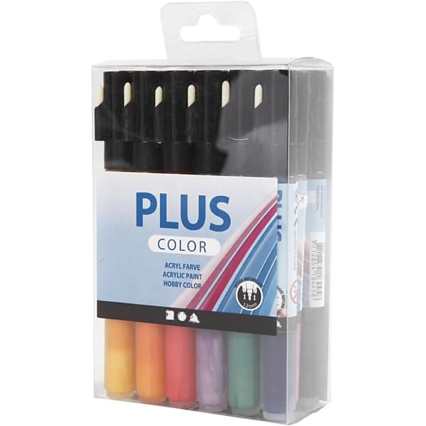 Plus Color Tusch - 18 st pennor - Spets: 1-2 mm