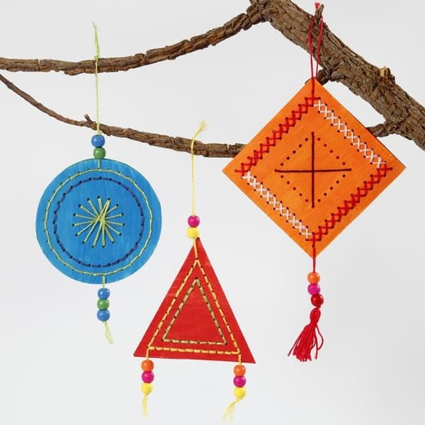 Pysselset Textil - Broderifigurer med broderigarn