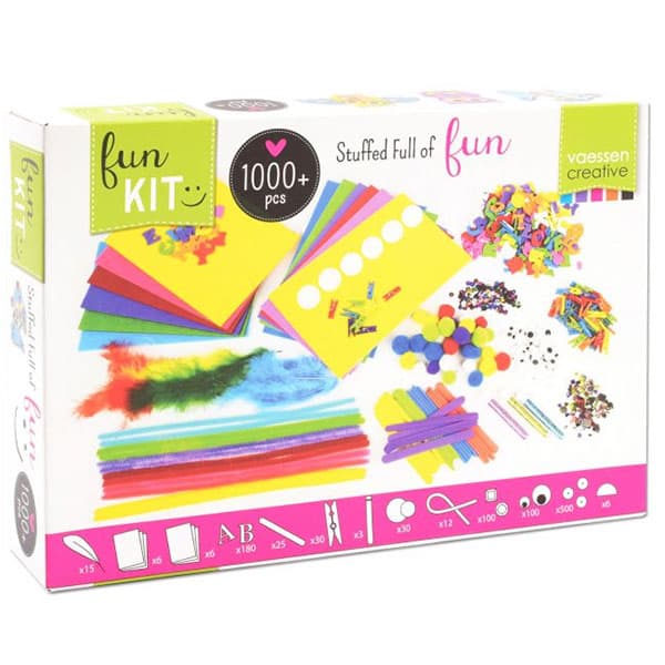 Mega Pysselkit för barn - Fun Kit 1 - Över 1000 Delar