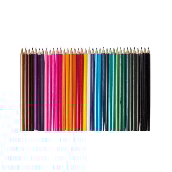 Fargeblyanter 36-pk - Spissbare i ulike farger
