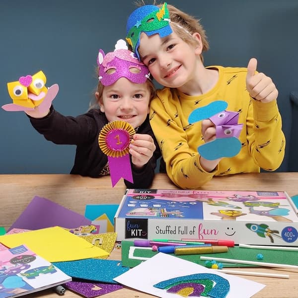 Glitter Pyssel Kit för barn - Över 400 Delar