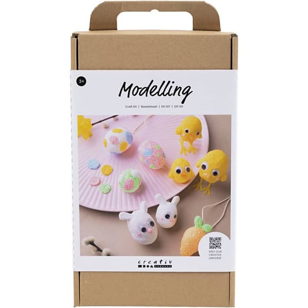 DIY Kit - Påskpyssel med Foam Clay till Påskris