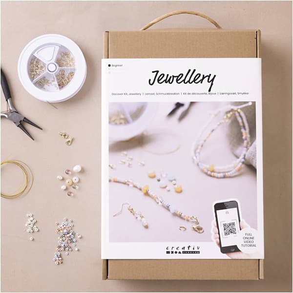 DIY Pysselkit - Gör Egna Smycken - Inkl tänger och mycket mer