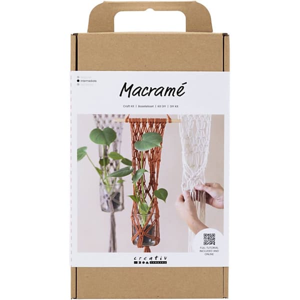 DIY Pysselkit - Makramé Ampel - 3 st