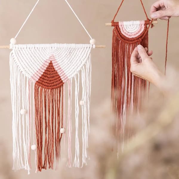 Pysselkit Makrame - Väggdekoration DIY Inredning