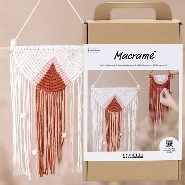 Pysselkit Makrame - Väggdekoration DIY Inredning