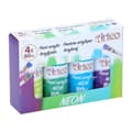 Miniatyrbillede 1 af 2: Artico Akrylmaling Neon 80ml 4-pak - Blå/Grøn/Lilla
