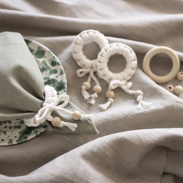 DIY Pysselkit Makramé - Servettring i Bohemisk Stil