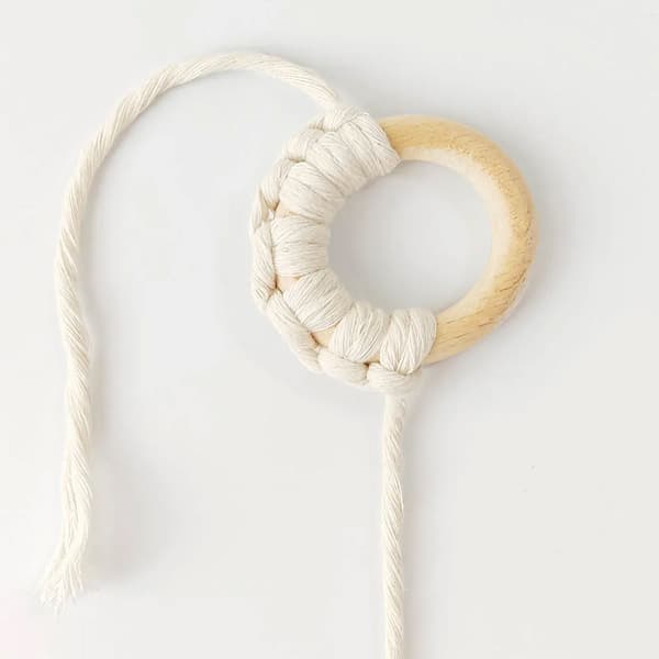 DIY Pysselkit Makramé - Servettring i Bohemisk Stil
