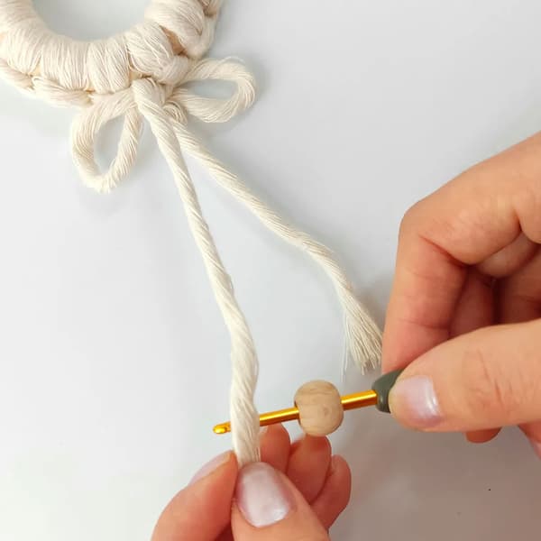 DIY Pysselkit Makramé - Servettring i Bohemisk Stil