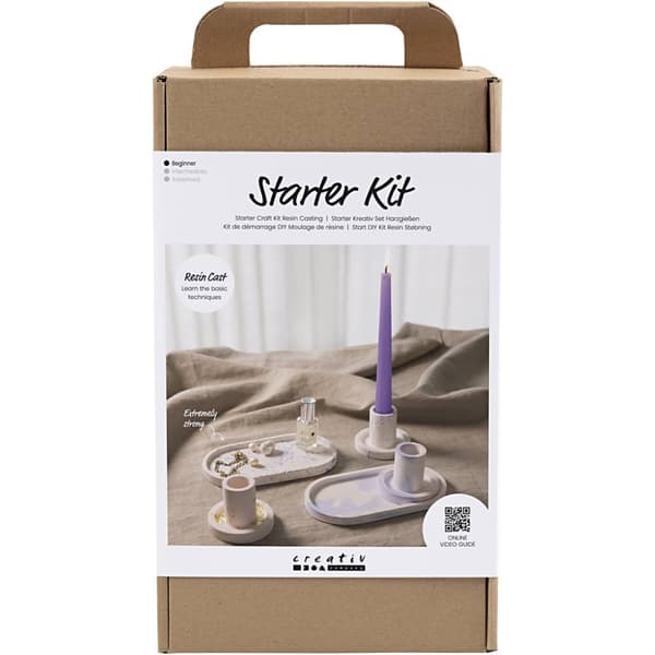 Stort Startkit Resingjutning DIY - Ljusstakar och Brickor