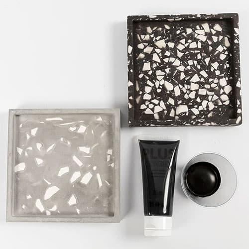 DIY Kit Resingjutning - Bricka med Terrazzo Flakes