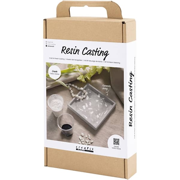 DIY Kit Resingjutning - Bricka med Terrazzo Flakes