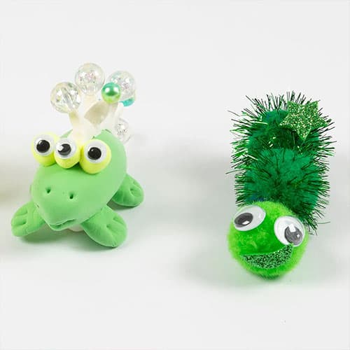 Pysselset - Craft Mix Monsters - Gröna Nyanser
