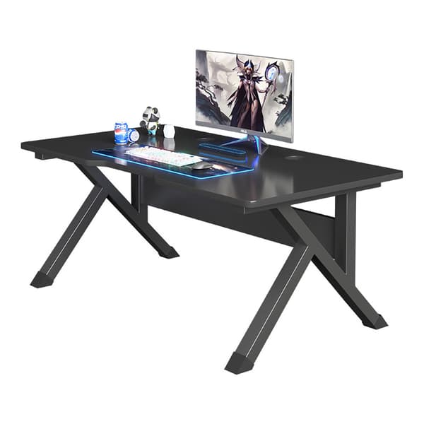 Stilig og kompakt skrivebord 120x60 cm - Svart