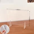 Miniatyrbild 4 av 4: Transparent memo board i akryl - 20x14 cm