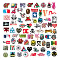 Miniatyrbild 1 av 2: 100 klistermärken med streetwear-tema för en trendig och urban stil
