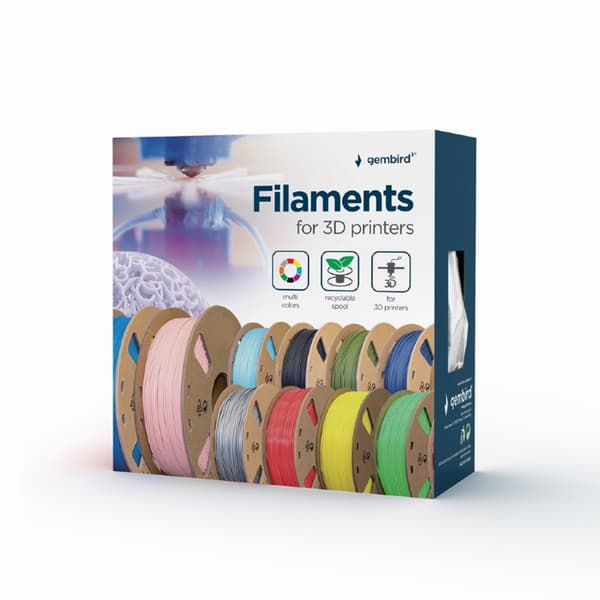 ABS Filament for 3D-skrivere 1,75 mm 1 kg - Hvit