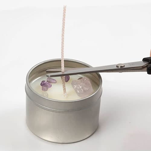 Mini DIY Kit Ljustillverkning - Sojaljus i Burk med Kristaller