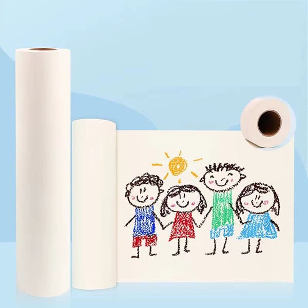 Rulle med ritpapper 76 cm x 25 m – Offwhite