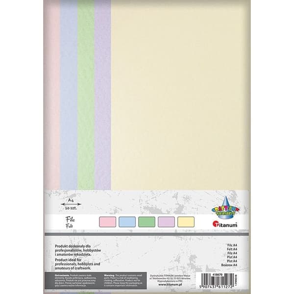 Pastellihuopa koristeeksi MIX 10 arkkia 20x30 cm Titaani