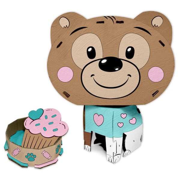 3D Figurine Paint av Numbers Bear Kidea