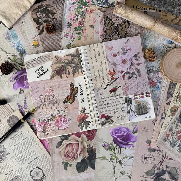Scrapbookingpapir Music Appreciation - 30 ark med musikalske motiver