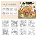 Miniatyrbillede 2 af 2: Malebog med hyggelige motiver - 40 ark i kvadratisk format