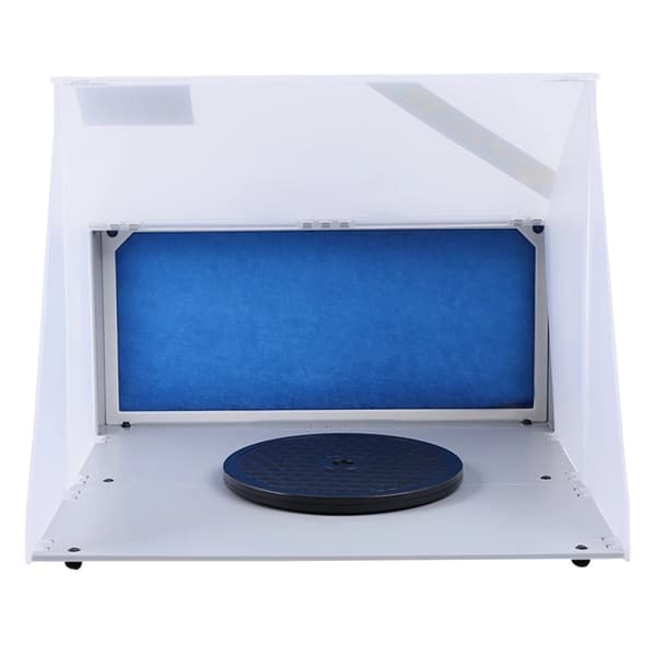 Sprøjtekabine, 25W ventilatorstyrke, 3 m³/min luftstrøm,EU-stik, Sprøjteboks