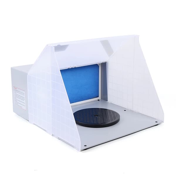 Mini Spray Booth, 25 Watt Strøm, 47 db Lydniveau,Hvid