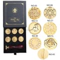 Miniatyrbild 2 av 2: Vaxstämpelset, retrodesign, DIY-sigillhantverkssats, 7Seals Presentbox Set4