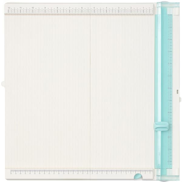 Pappersskärare 12"x12" - We R Trim & Score Board - Turkos