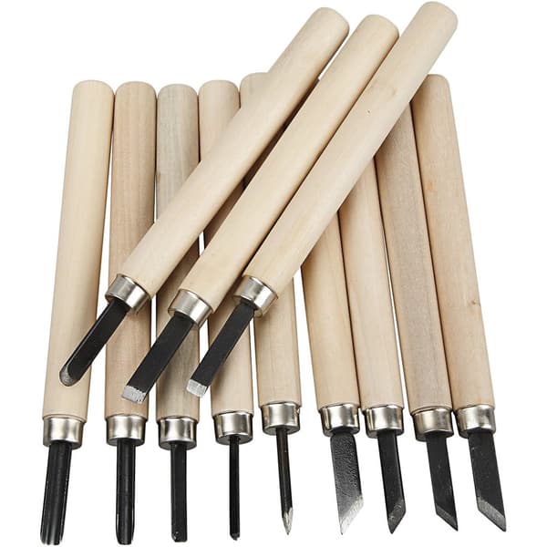 Wood Carving set - 12 st
