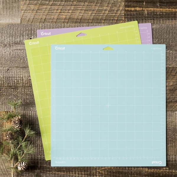 Cricut Cutting Mat 3 st - Storpack - 12x12 Tum - Blå, Grön, Lila