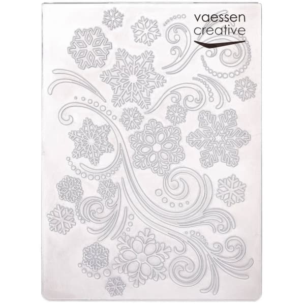 Embossing Folder A6 - Snowflake Swirl - Vaessen