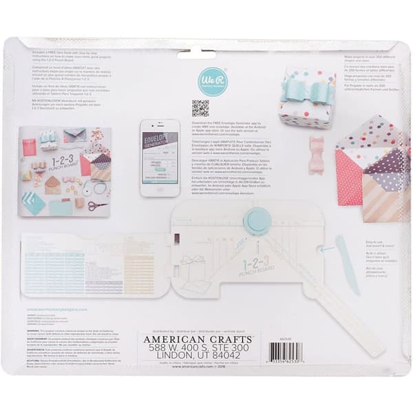 Punch Board - We R Memory Keepers 1-2-3
