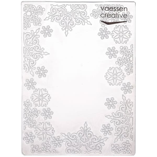 Embossing Folder A6 - Snowflake Trim - Vaessen