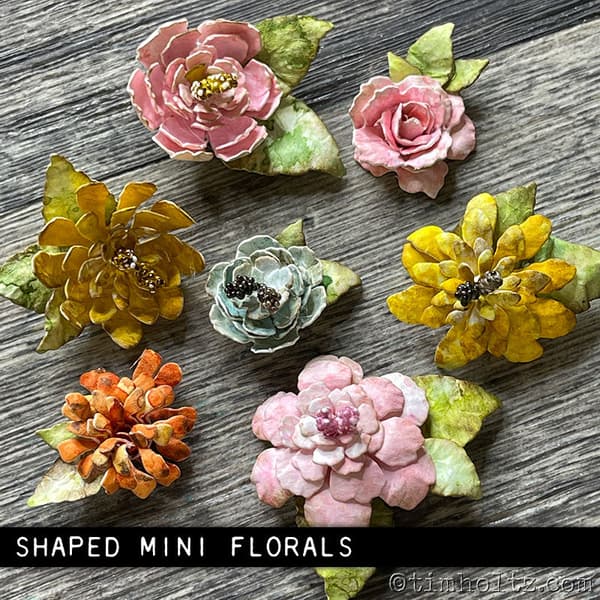 Shaping Kit - Tim Holtz Sizzix - Flower Mould Set