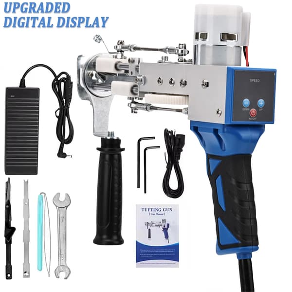 Tufting Gun, Opgraderet Digital Skærm, Intelligent Kontrol,EU -stik