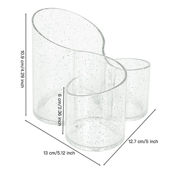 Silicone Opbevaringsboks Form, Alsidig Tre-Slots Design, Nem Udmoldning,HVID