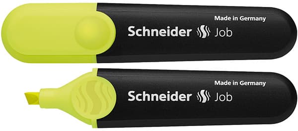 SCHNEIDER Job Highlighter, 1-5 mm, gul