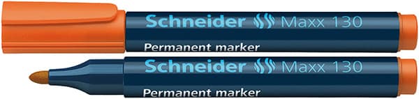 SCHNEIDER Maxx 130 Permanent Marker, Rund, 1-3 mm, Orange