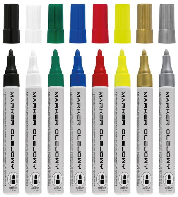 Toma Economy 420 Round Silver Oil Marker