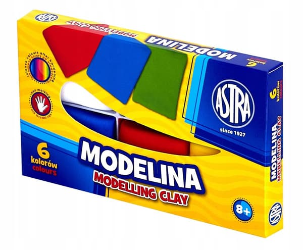 Modeling Clay Astra 6 Colors Square AS83911901